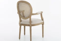 New Flamant Medy, Fauteuil, Eiken, Natuurlijk Linnen