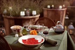 Sale Flamant Merlot, Karaf, Glas