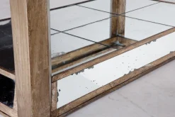 Sale Flamant Mitchell, Salontafel, Rechthoekig, Spiegelglas En Hout, 120X70