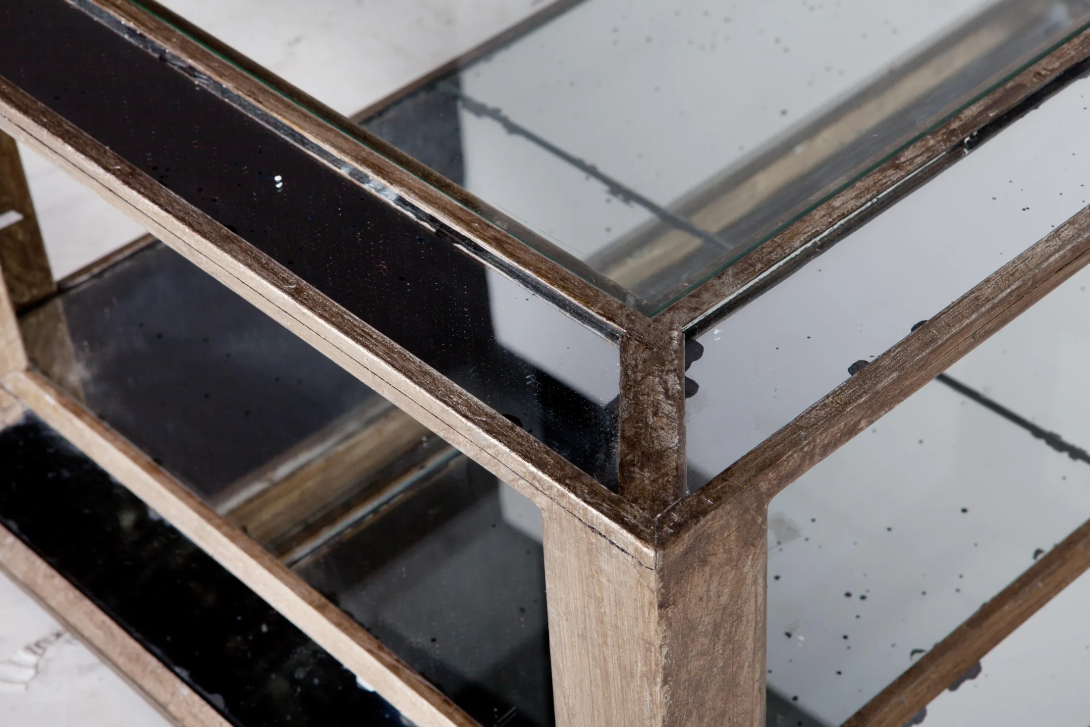 Sale Flamant Mitchell, Salontafel, Rechthoekig, Spiegelglas En Hout, 120X70