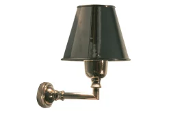 Best Flamant Nina, Wandlamp, Met Kap, Messing En Nikkel