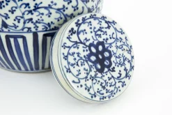 Online Flamant Redding, Potiche, Blauw/Wit