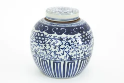 Online Flamant Redding, Potiche, Blauw/Wit
