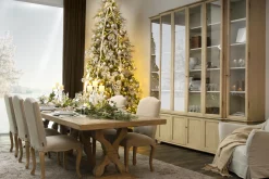 Hot Flamant Reggie, Eettafel, Rechthoekig, Hout, Naturel