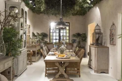 Hot Flamant Reggie, Eettafel, Rechthoekig, Hout, Naturel