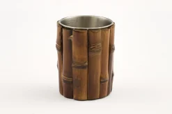 Sale Flamant Rene, Tandpastahouder, Staal En Hout