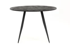 Discount Flamant Robyn, Eettafel, Teruggewonnen Teak, Rond, 110 Cm