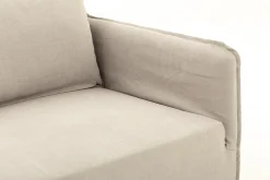 Outlet Flamant Sandrine, Bank, 180 Cm, 2 Kussens