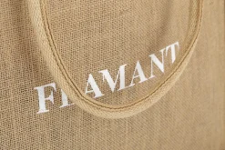 Online Flamant Shopper , Boodschappentas, Jute, Naturel