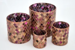 Clearance Flamant Tatou, Theelichthouder, Glas, L