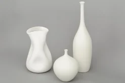 Outlet Flamant Tess, Vaas, Keramiek, Wit, Model 1