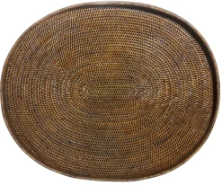 Discount Flamant Togo, Dienblad, Ovaal, Riet