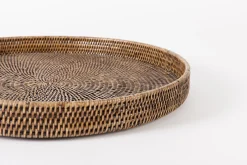 Clearance Flamant Togo, Dienblad, Rond, Riet, 48Cm
