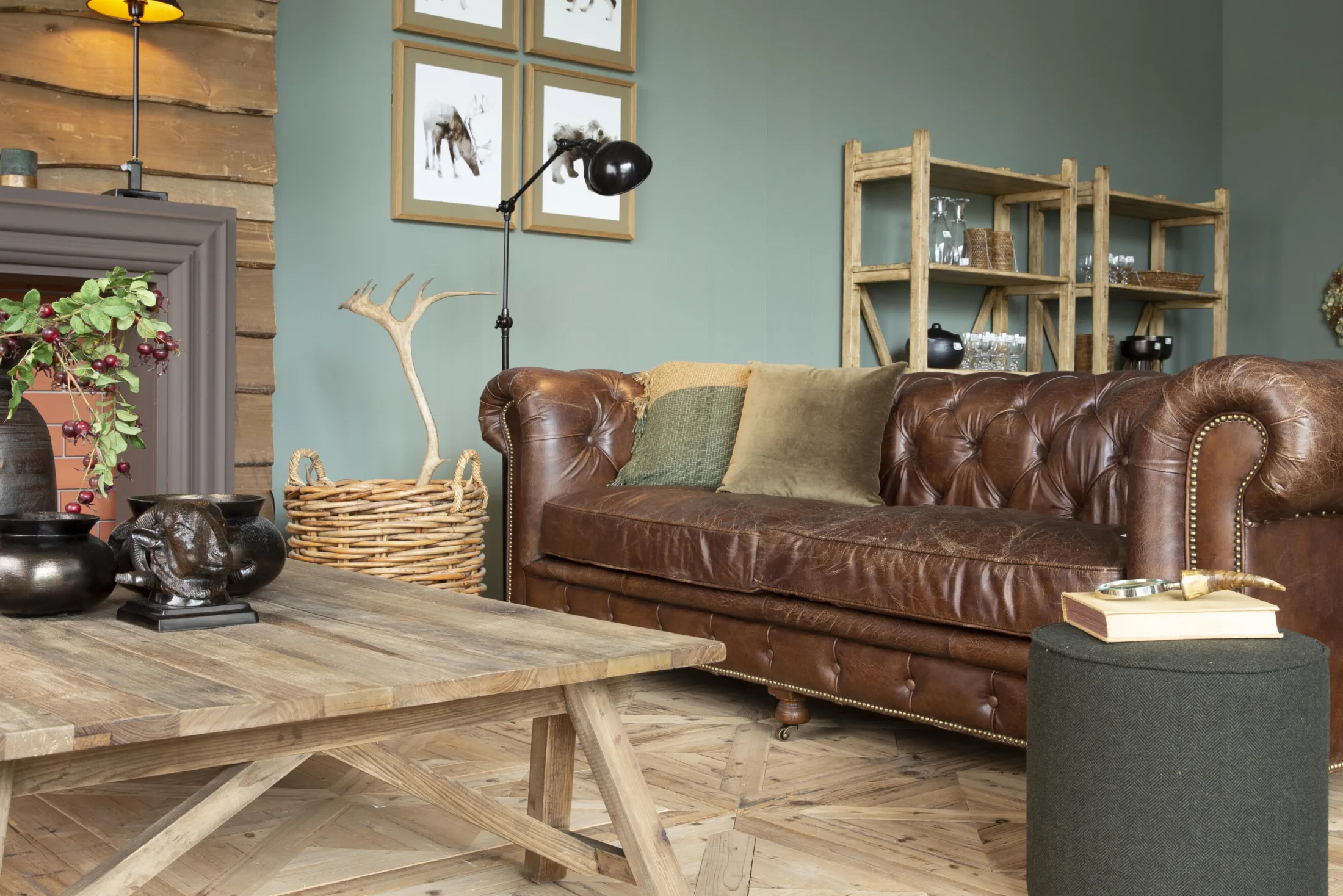 New Flamant Twist, Staande Lamp, Messing, Verstelbaar