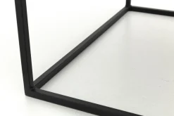 Clearance Flamant Urban, Bijzettafel, Eiken En Metaal, Donkerbruin