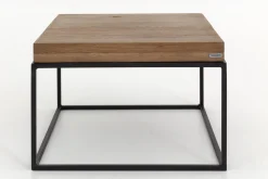 Hot Flamant Urban, Bijzettafel, Eiken En Metaal, Lichtbruin