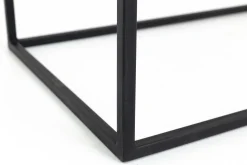 Clearance Flamant Urban, Consoletafel, Eiken En Metaal, Donkerbruin