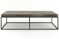 Clearance Flamant Urban, Salontafel, Eiken En Metaal, Donkerbruin