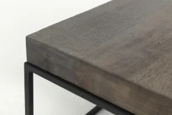 Clearance Flamant Urban, Salontafel, Eiken En Metaal, Donkerbruin