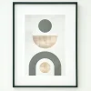 Online Flamant Vormen, Muurkunst, Model 1