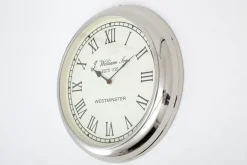 Sale Flamant Walters, Wandklok, Nikkel