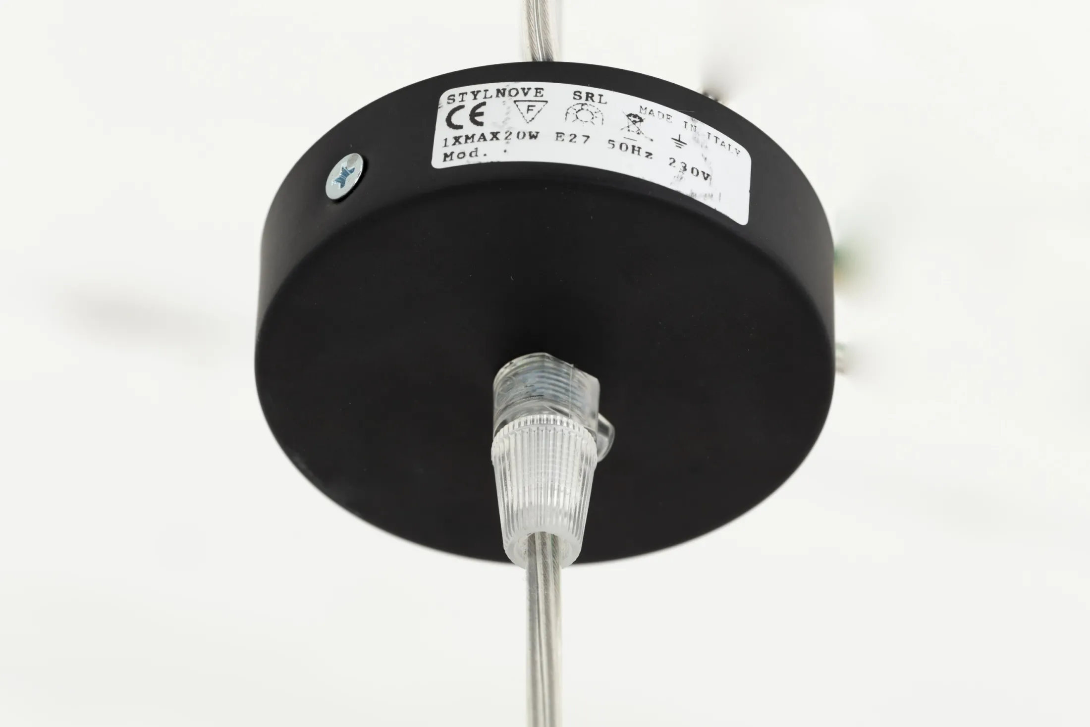 Hot Flamant Wyatt, Hanglamp, Zwart/Wit, Model 1