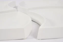 Outlet Flamant Yuni, Kom, Keramiek, Wit, Set Van 4
