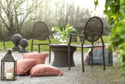 Hot Flamant Zedar, Decoball Te Voet, Gereconstrueerde Steen Op Glasvezel, L