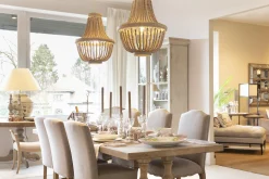 Clearance Flamant Zofia, Hanglamp, Ijzer En Houten Kralen