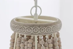 Clearance Flamant Zofia, Hanglamp, Ijzer En Houten Kralen