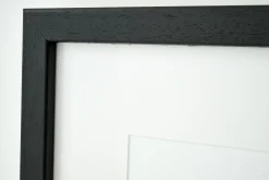 Flamant Zwart-Gouden Splash, Kunst Aan De Muur, Model 3